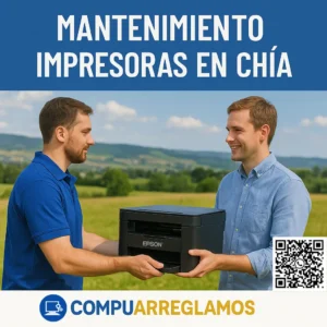 Entrega de impresora Epson en Chía por técnico de Compuarreglamos