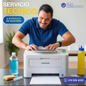 Servicio técnico de impresoras a domicilio en Mazurén Bogotá